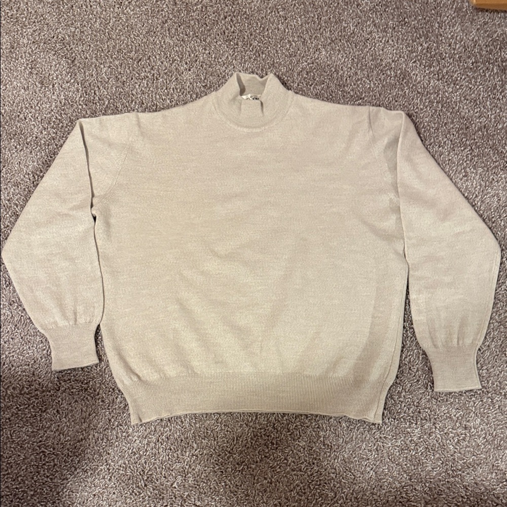 Gran sasso made in Italy turtleneck wool sweater
